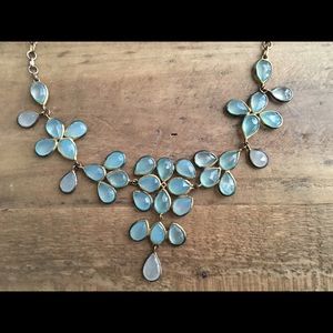 Teardrop necklace with dangles
